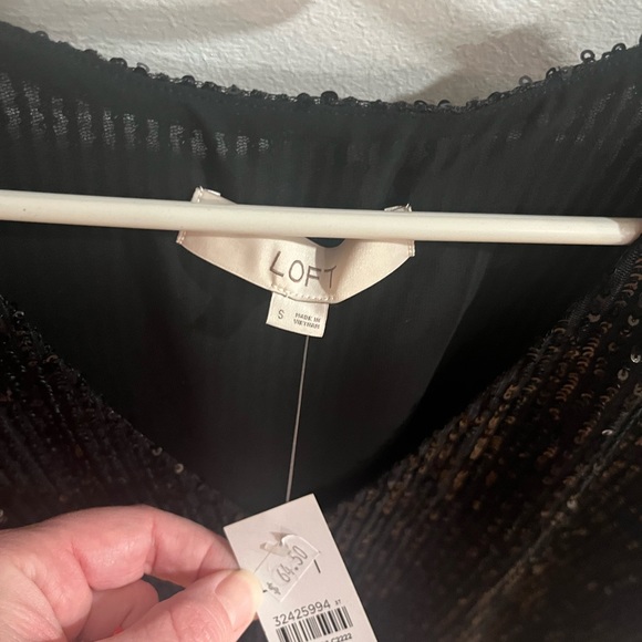 NWT Sequin Loft Shirt - Picture 2 of 4